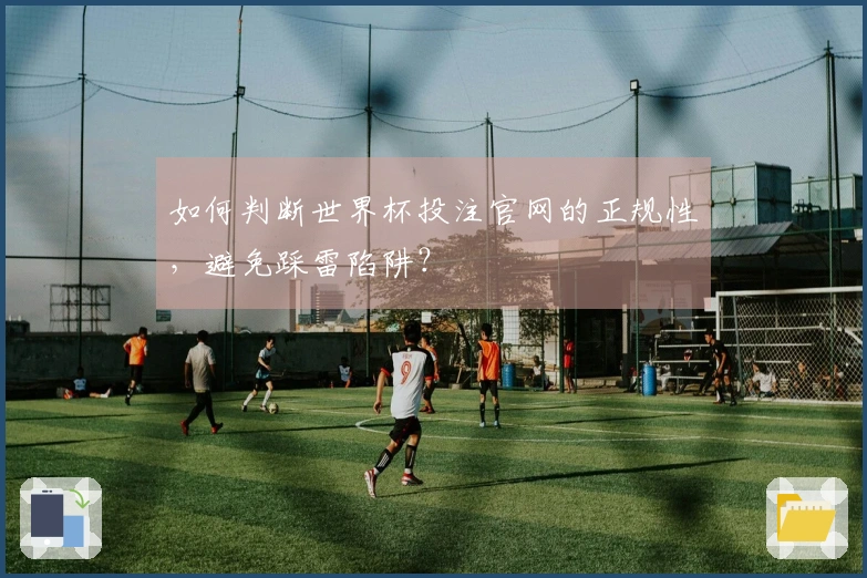 如何判断世界杯投注官网的正规性，避免踩雷陷阱？